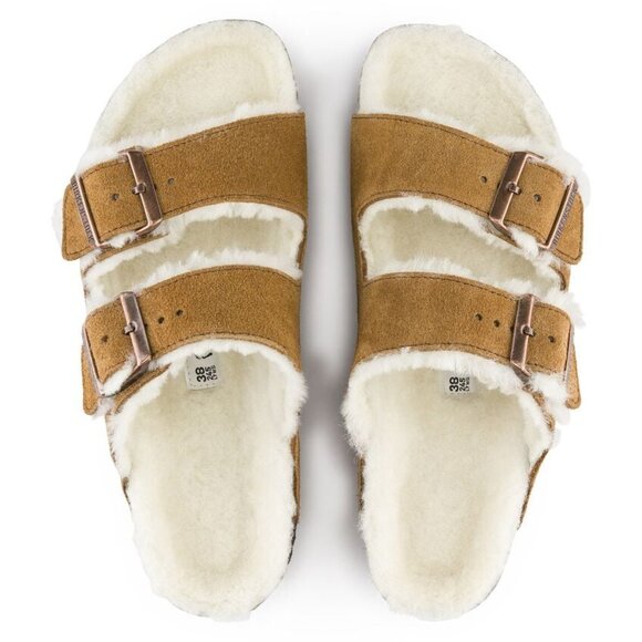 Birkenstock - Arizona Shearling Suede Leather - Brand New - Size EU 40 - Picture 5 of 15